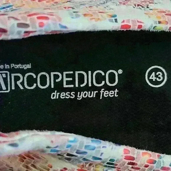 ARCOPEDICO L14 SLIPON SHOE WHITE KOMBI FLORAL Size E.U 43 / U.S 12 - Picture 8 of 9